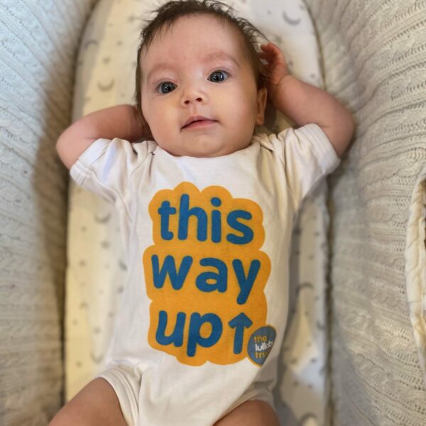 This Way Up Baby Vest