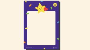 Poster that has empty belly for supporters to fill in their own event