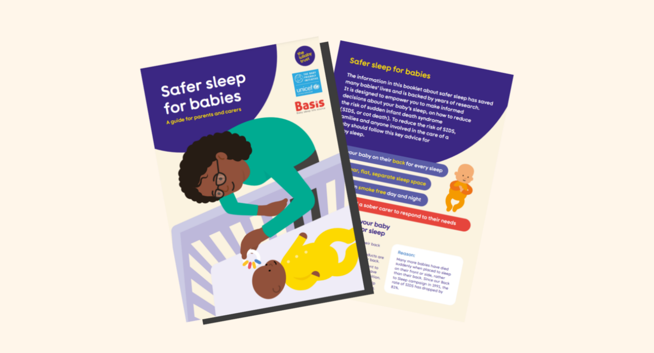 Safer sleep for babies parent guide