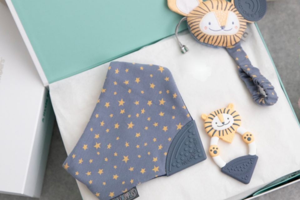 A bundle of baby goods.