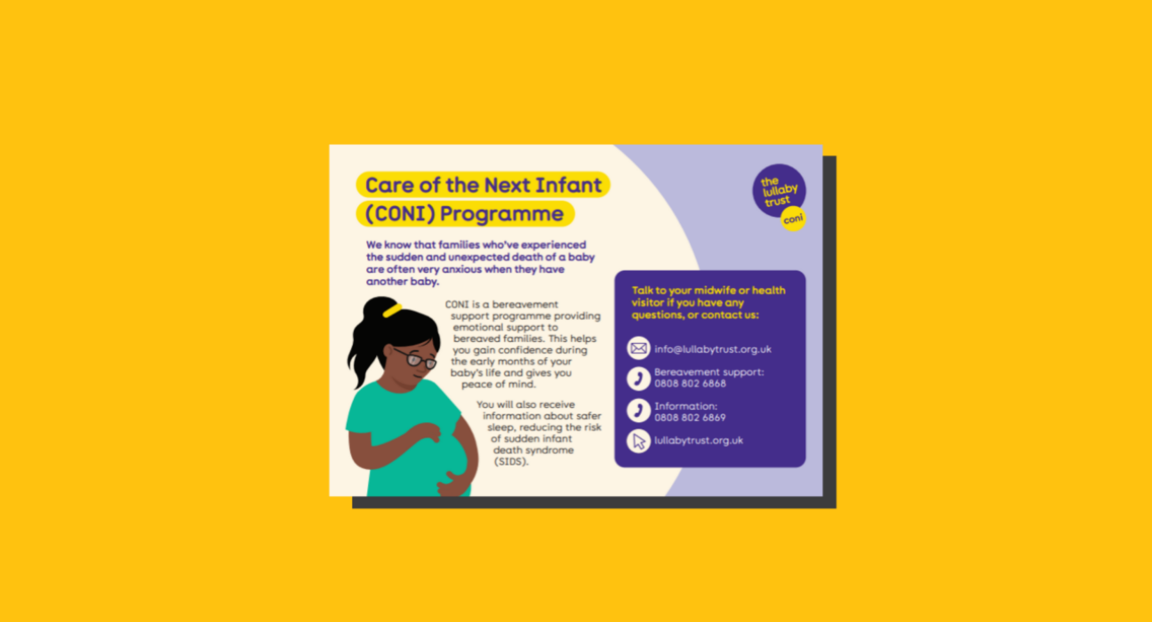 CONI antenatal card banner