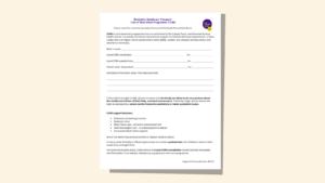 Screenshot of CONI paediatric passport