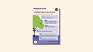Screenshot of the first page of the tree of life exercise resource.