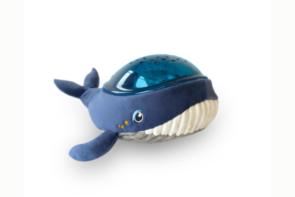 A whale night light