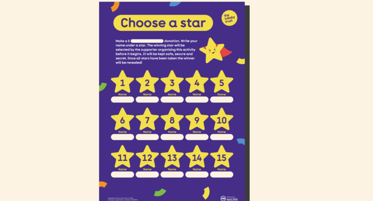 Image of our Choose a Star resource sheet