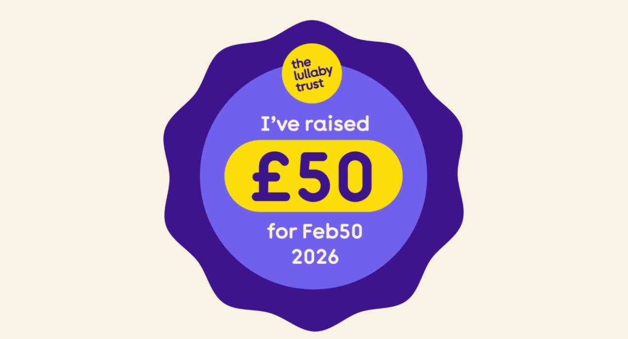Feb50 badge - I've raised £50