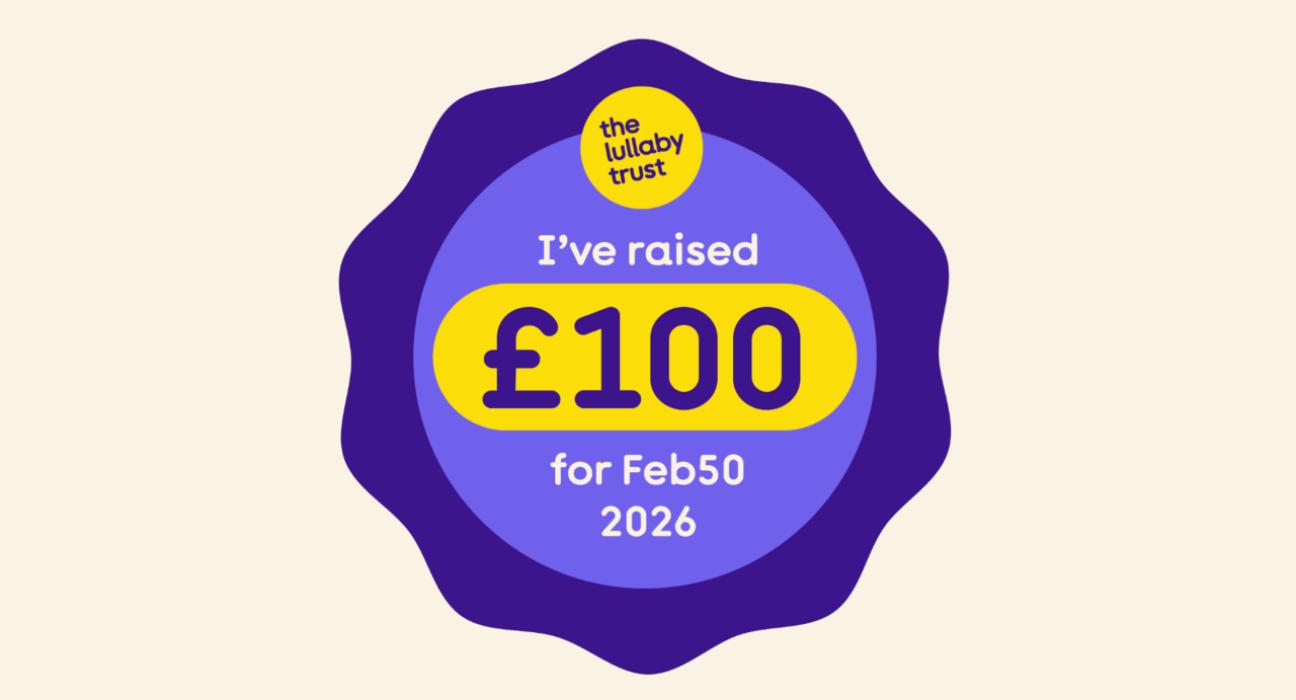 Feb50 badge - I've raised £100
