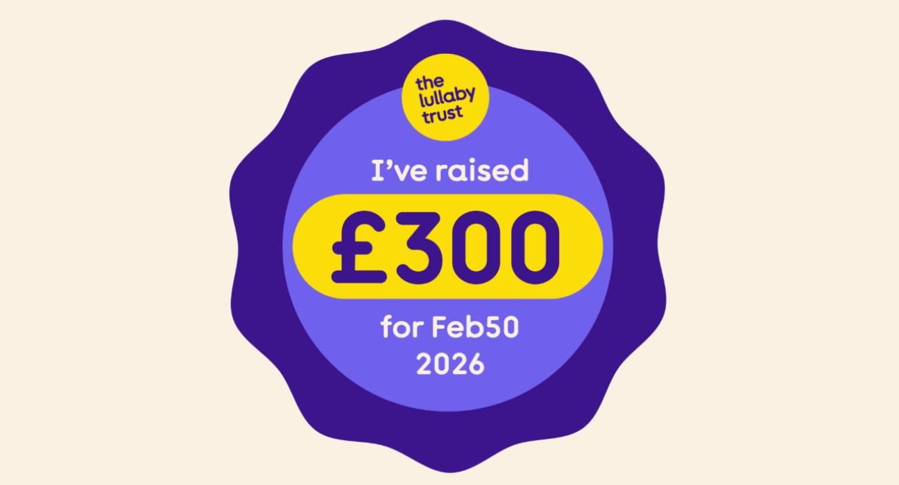 Feb50 badge - I've raised £300