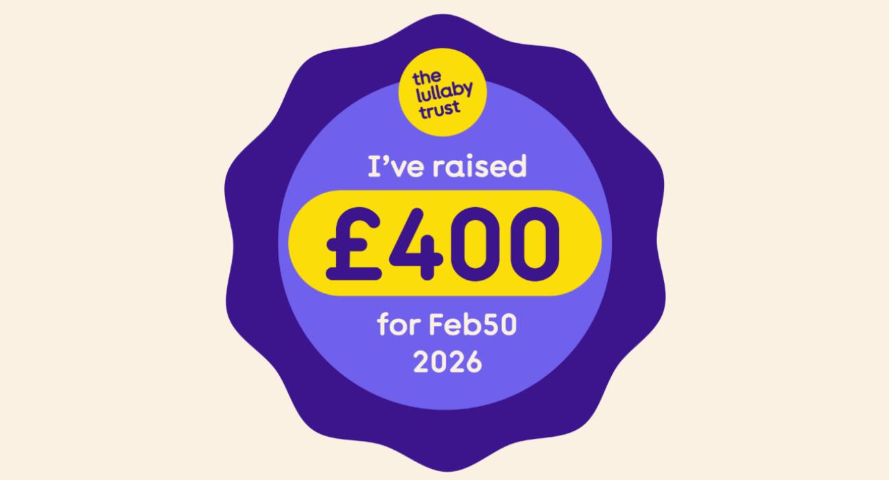 Feb50 badge - I've raised £400