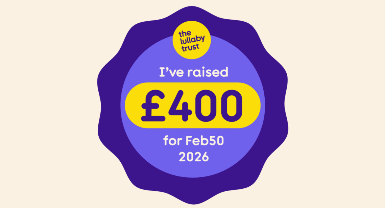 Feb50 badge - I've raised £400