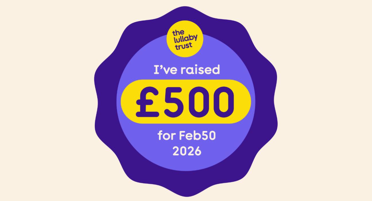 Feb50 badge - I've raised £500