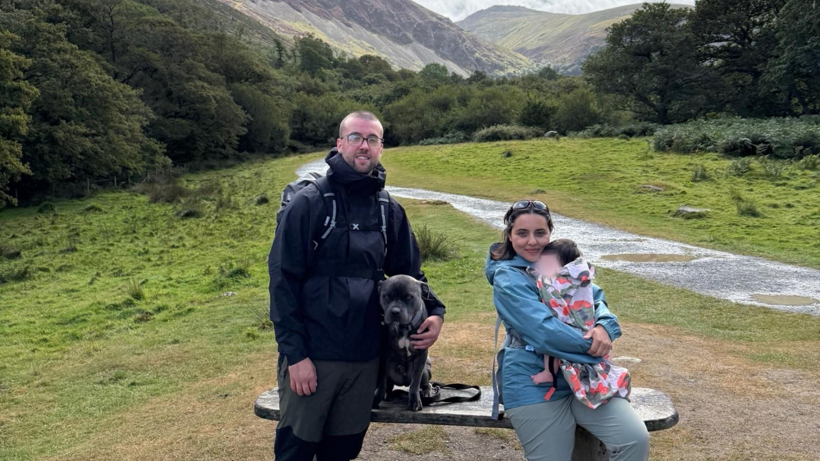 Murihah with Alannah and her husband, on an outdoor walk.