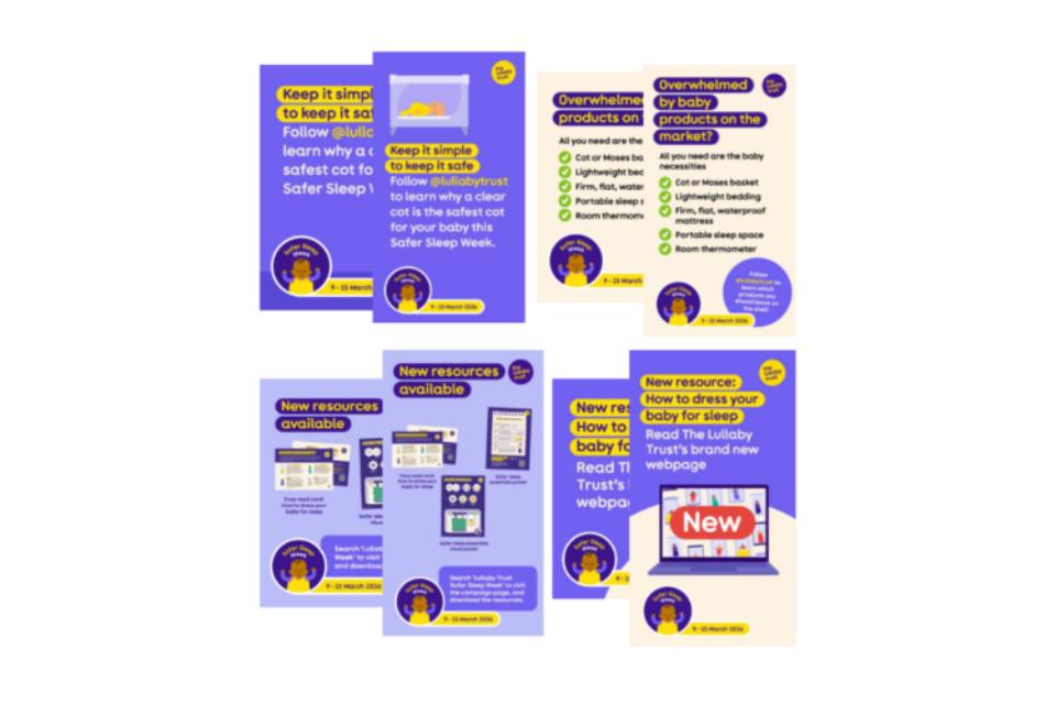 Social media toolkit screenshot of the graphics