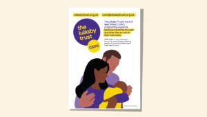 Screenshot of CONI poster one. The CONI logo is on the top with an illustration of a family at the bottom