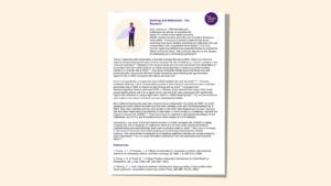 Screenshot of evidence base document about bedding and mattresses.