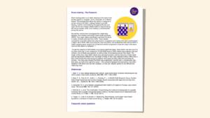 Screenshot of evidence base document about room sharing.