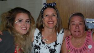 Kyra (Granddaughter) Katrina in the middle (Daughter) and Jean on the right