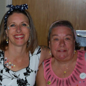 Kyra (Granddaughter) Katrina in the middle (Daughter) and Jean on the right