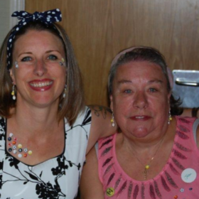 Kyra (Granddaughter) Katrina in the middle (Daughter) and Jean on the right
