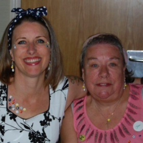 Kyra (Granddaughter) Katrina in the middle (Daughter) and Jean on the right