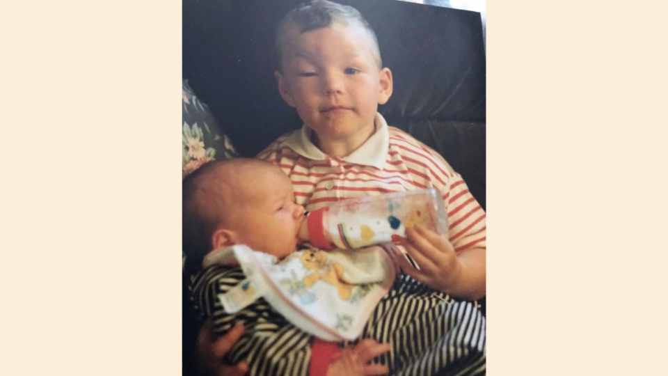 Zoey's big brother Liam with Daniel