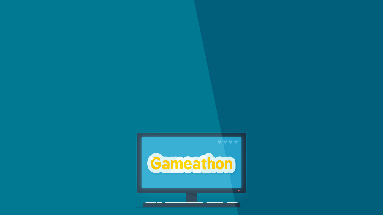 Gameathon homepage banner