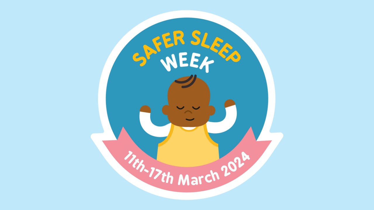 safer sleep week 2024 logo