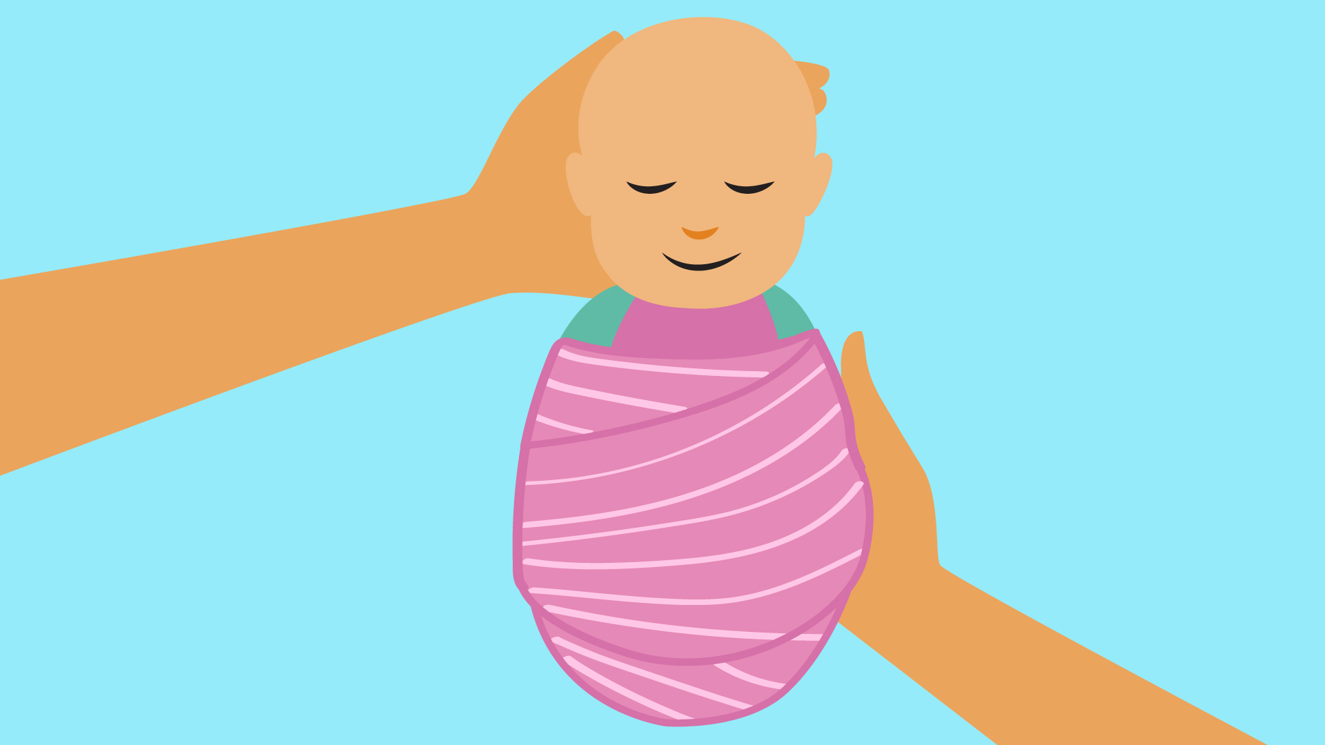 Swaddling Your Baby And Using Slings The Lullaby Trust