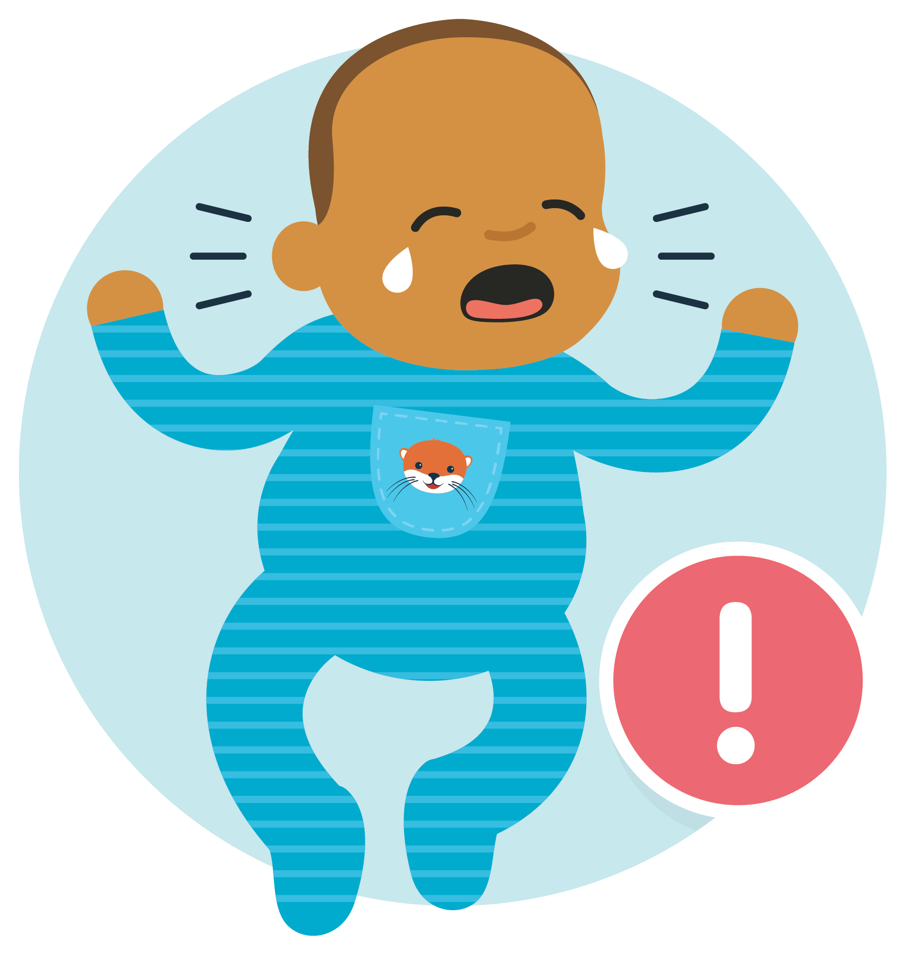 Key signs and symptoms of infection in babies - high pitched cry or strange cry